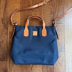 Dooney & Bourke Windham Navy Nylon Cleo Crossbody Bag